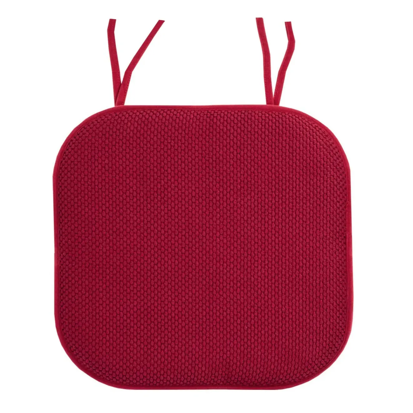 Square Thick Chair Pad with Ties Non Slip Soft and Comfortable Seat Cushions for Kitchen Dining Office Chair Cushions for home