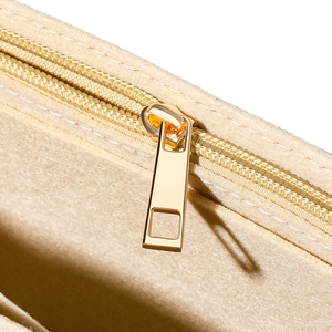 Handbag Tote <strong>Bag</strong> Organizer <strong>Insert</strong> Felt Purse <strong>Organiser</strong> <strong>Insert</strong> with Zipper Fit Toiletry Pouch - Product Image 6