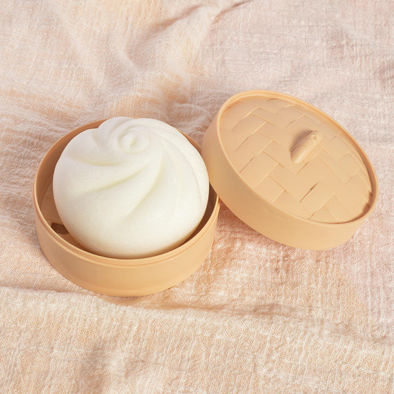 Petit pain blanc pur cuit à la vapeur de 8 cm + panier vapeur