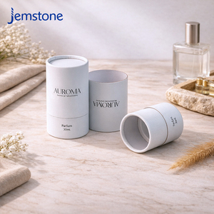 Custom Design Recyclable Essential Oil Cardboard Tube Box Packaging Luxury 30ml Perfume <b>Bottle</b> Candle Paper Tube Packaging - Product Image 4