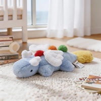Boneka Dinosaurus Bersayap Warna-warni Mia, Mainan Hewan Isi Lembut dan Halus, Boneka Naga untuk Anak-anak, Hadiah Sempurna