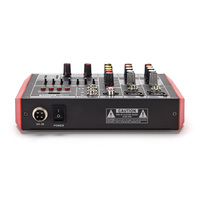 Table de mixage audio numérique 4 canaux Lane BN-4P Nouveau mixeur audio en métal alimenté