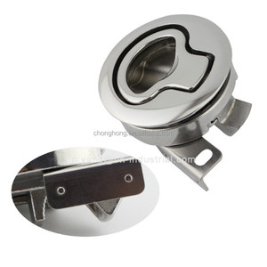 Quincaillerie marine, accessoires pour yachts, loquet encastré, serrure de porte pour <span class=keywords><strong>bateau</strong></span> et VR, poignée de tirage encastrée, loquet de trappe, poignée de levage, loquet à fermeture automatique encastré - Product Image 2
