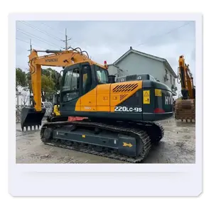 Low Price Hot Sell Robex Hyundai 220 R220lc 9s Excavator 2021 Model Hyundai R220 Crawler Excavator