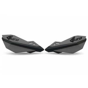 Pour KTM EXC-F 500 2014-2025 protège-mains en plastique moto protège-mains en gris livraison aérienne disponible - Product Image 1