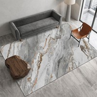 Luxuriöser Moderner Großer 12mm Dicker Wohnzimmer Schlafzimmer Polyester Kunstkaschmir Teppich