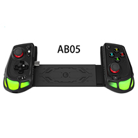 Nuevo Controlador de Juegos Móvil Extensible AB05 Tipo-C con Joystick de Efecto Hall y Turbo para Teléfonos y Tabletas Android e iOS