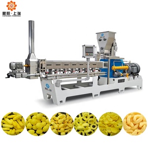 Trung Quốc 200-1000 kg/giờ điện Ngô căng phồng thực phẩm đùn đôi vít máy đùn cho bột mì chip 220V bánh lõi - Product Image 1