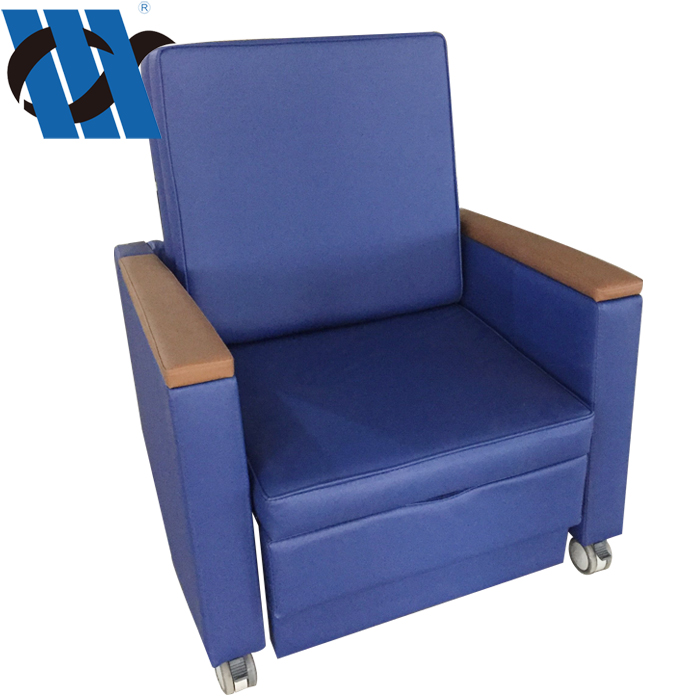 Movable Hospital Recliner Chair Bed Versatile Comfortable