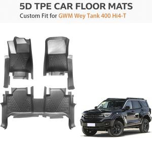 พรมปูพื้นรถยนต์แบบสั่งทำพิเศษ 5D TPE ปลอดสารพิษ หนา 3.5 มม. 3 ชิ้น สำหรับ GWM Wey Tank 400 Hi4-T 2024 กันน้ำ ทนทุกสภาพอากาศ - Product Image 1