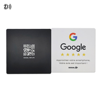 Étiquette adhésive en acrylique NFC 13.56Mhz, étiquette encodée, imprimable, pour Menu de Table de commande NFC /QR, offre spéciale
