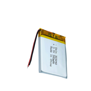 แบตเตอรี่ลิเธียมไอออนแบบชาร์จได้ 300mAh 3.7V รุ่น 303040 ราคาโรงงาน พร้อมใบรับรอง CE ชุดแบตเตอรี่ประสิทธิภาพสูง - Product Image 2