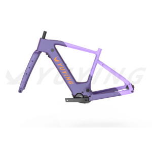 Mid-Motor Elektrische 250W 36V Racefiets Set Met Carbon Frame En Vork 700c Kenda Volledig Kabel Verborgen Plat/Drop Stuur - Product Image 5