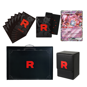 SV10 Villain Theme Trading Card Game Suitcase 60 Cards Includes Holo Foil Hot Stamping <b>IP</b> Safe Custom Wholesale Carrom Board Gam - Product Image 4