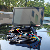Monitor DVR para Camión de 4 Canales con Marca Privada, Pantalla Táctil LCD de 10 Pulgadas, Resolución 1280x720, Sistema de Alarma de Punto Ciego, Certificado CE