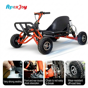 ApexJoy RANGER GT80 - Go Kart de Gasolina de 80cc y 2 Tiempos con Suspensión de 6 Amortiguadores, Arranque Manual, Venta al por Mayor B2B, Máxima Rentabilidad, Buggy Infantil para Carreras - Product Image 2