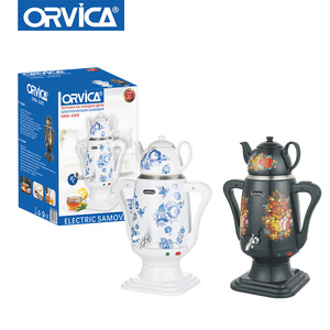 Samovar Turco ORVICA per Tè, Classico Antico, 4L, Set Samovar Russo, Set Bollitore per Tè Turco ORM-3309 - Product Image 2