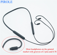 100% prix usine d'origine sans fil 2p0.78 ligne universelle rainurée détachable Module de mise à niveau avancé câble pour écouteurs Bluetooth