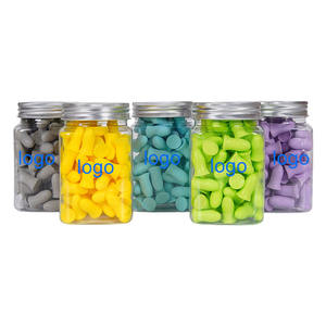 ที่อุดหูแบบม้วนใส่ในหูชนิดฟองน้ำโพลียูรีเทน PU พร้อมโลโก้สั่งทำพิเศษ ป้องกันเสียงรบกวน ลดเสียง 80 - Product Image 1