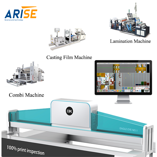 ARISE OK-6000 New High-Resolution Line-Scan Offline Quality Inspection System Auto Defect Rejection for Rewinding Process CE