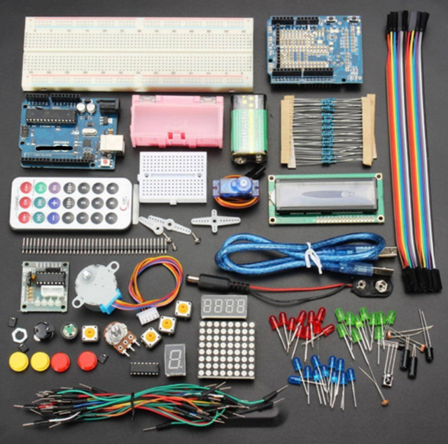 Upgraded UNO Entry-Level Learning Kit - Electronic Learning Kit - Single Chip Microcontroller Learning Kit
