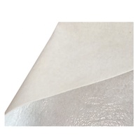 Feutre adhésif blanc 100 % polyester, antistatique, respirant, écologique, imperméable, absorbant, collé, uni, poids moyen