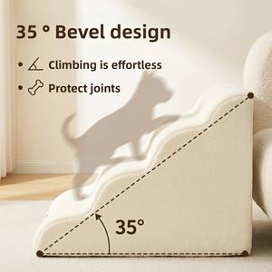 Escaliers pour animaux de compagnie en mousse antidérapante haute densité, confortables, durables et stables, pour chiens de petite taille - Product Image 6