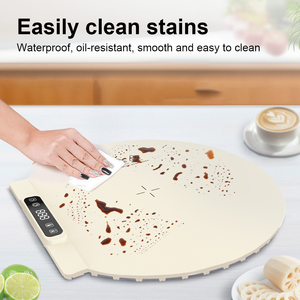 New arrivals Silicone điện di động nhiệt Pad linh hoạt gấp bếp thực phẩm ủ cán nóng lên khay - Product Image 3