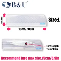 XUHANG JT33 PP Porte-leurres, sacs de rangement pour leurres de pêche pour leurres durs/doux, 5 pièces, utilisation en eau douce/eau salée pour la carpe