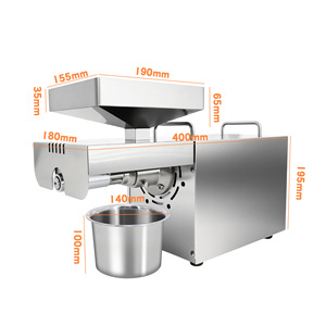 Presse à <span class=keywords><strong>huile</strong></span> à grande capacité 2,5-3,5 kg/h, rendement élevé en <span class=keywords><strong>huile</strong></span> et économie <span class=keywords><strong>d</strong></span>'énergie, idéale pour les cuisines domestiques - Product Image 3