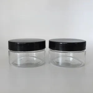 100G 100Ml PET Nhựa Rỗng Jar Mỹ Phẩm Container Trường Hợp Với Vít Cap Con Dấu Bọt Kem Dưỡng Da Kem Hộp Thuốc Mỡ Chai, 3Oz Jar