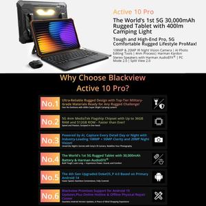 Blackview Active 10 Pro 5G, Tableta Industrial Resistente de 10.95 Pulgadas, 12GB+512GB, Tableta Android de Alta Resistencia para Proyectos Gubernamentales - Product Image 4