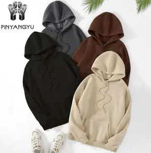 Custom High Quality Unisex Organic Pullover Bamboo Hemp 100% Cotton Heavyweight Hoodies Supplier blank hoodies for men