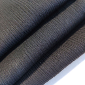 Nouveau tissu coréen noir Nida Abaya / Tissu crêpe / Rayures jacquard, tissu TikTok pour robes de femmes du Moyen-Orient, coréen - Product Image 3