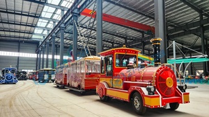 Shopping Mall <b>Outdoor</b> Indoor Theme Park Electric Trackless <b>Train</b>/scenic Spot Sightseeing <b>Train</b> Bus for Sale - Product Image 6