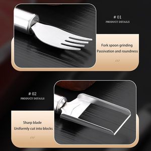 Dư<span class=keywords><strong>a</strong></span> hấu Cutter,2025 nâng cấp thép không gỉ 2-in-1 ngã ba Slicer công cụ, xách tay & đ<span class=keywords><strong>a</strong></span> chức năng cho Effortless trái cây slicing - Product Image 3