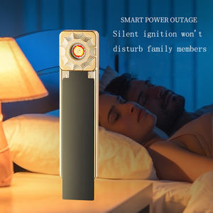 ไฟแช็คบุหรี่ไฟฟ้าขนาดเล็กสุดคลาสสิกสำหรับผู้ชายไฟแช็คบุหรี่ลวดความร้อนบุคลิกฮาโลวีนสำเร็จการศึกษาวันอีสเตอร์โลหะวันขอบคุณพระเจ้า - Product Image 6