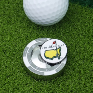 Marcador de Pelotas de Golf de Metal 2025 con Clip y Nivel, Personalizable con Logotipo, Doble Cara, Venta al por Mayor, OEM/ODM - Product Image 2
