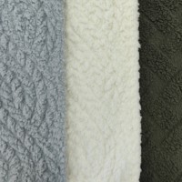 Tissu en polaire Sherpa gaufré ultra doux et texturé pour couvertures, plaids, literie, oreillers et coussins de maison - Vente en gros