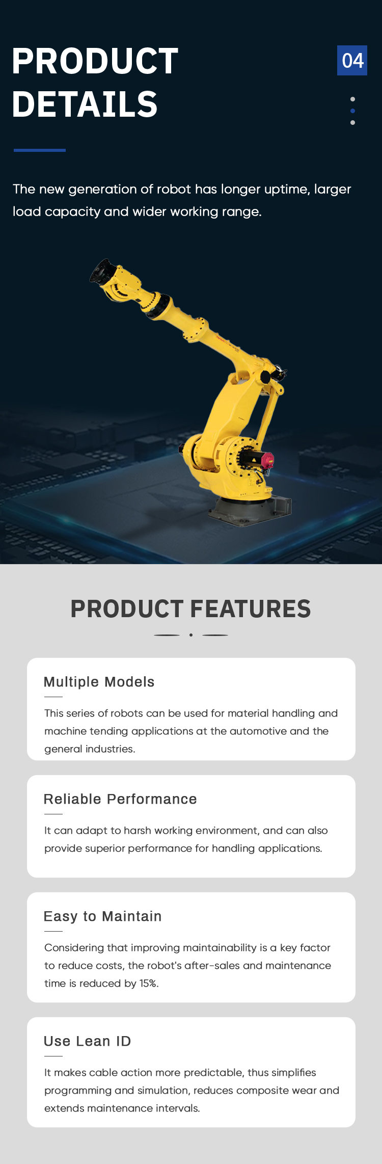Linear Track Rail GBS Robot For Used Kuka KR70 Welding Robot Arm