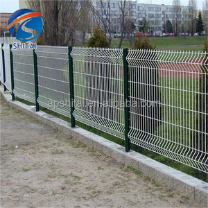 Hàn dây lưới bảng điều khiển 3D dây lưới Bảng điều chỉnh uốn Kim loại Hàn dây lưới hàng rào Bảng điều khiển - Product Image 4