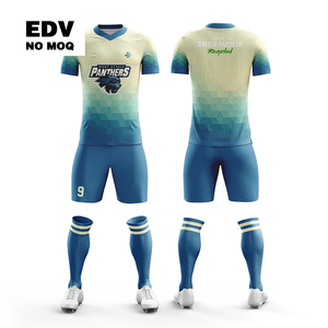Uniforme de Fútbol Moderno al por Mayor de Alta Calidad, Camiseta de Fútbol 100% Poliéster, Ropa de Fútbol Más Vendida, Camisetas de Fútbol Personalizadas - Product Image 5