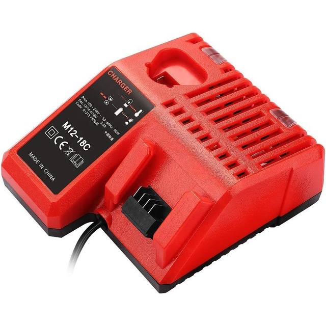 18V Replacement Rapid Charger for Mil Waukes M 12S&M 18S Compatible with 48-59-1812/48-11-2420/48-11-2440/48-11-1820