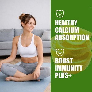 Gomitas de Calcio, Magnesio y Zinc de Alta Calidad, Ricas en Vitamina B12, Suplemento Herbal para Reforzar la Inmunidad, Gomitas de Musgo Marino - Product Image 5