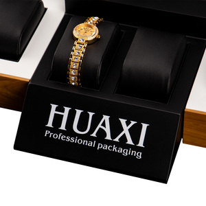 Custom Hot Sales Watch <strong>Display</strong> Holder for <strong>Bangle</strong> Bracelet Necklace Jewelry <strong>Stand</strong> Rack Pu Leather Cushion Watch <strong>Display</strong> Tray - Product Image 5