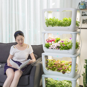Machine intelligente de plantation de légumes pour la culture sans sol d'intérieur plante hydroponique <span class=keywords><strong>semis</strong></span> artefact fleur plantation pot de fleurs - Product Image 2