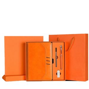 Luxury Business Gifts Box Set A5 <b>Notebook</b> With Pen Gift Set USB Flash Drive Office Corporate Luxury Promotional Gift Set - Product Image 5