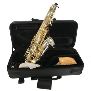 Saxophone High Quality Brass Instrument Cheap Silver Alto Saxophone JYAS102DSG