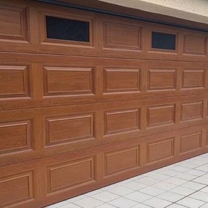 جودة عالية أوتوماتيكية بالكامل تصميم حديث سبائك الألومنيوم باب قابل للطي مقاوم للرياح ميزة باب المرآب للفيلات - Product Image 1