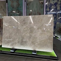 Dalle de pierre naturelle de luxe pour comptoir, quartz, granit, quartzite, marbre, Taj Mahal